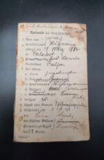 Wehrpass, Militärpass, Soldbuch & Dokumente (1.Weltkrieg) 1914-1918 des Gefreiten Heinrich Husmann aus Herkendorf (Hameln), 7./Infanterie Regiment "Graf Bülow von Dennewitz" Nr.55 – Bild 2