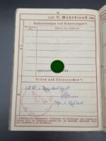 Wehrmacht Heer, Wehrpass, Soldbuch & Dokumente des Beschlagmeisters Alfred Kruse aus Wehrstedt (Halberstadt), Grenadier-Regiment 349, 230. Infanterie-Division, Lapplandschild (Norwegen) – Bild 12