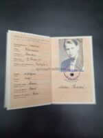 Wehrmacht, Wehrpass des Wachtmeisters Milan Pasaric aus Dornbirn (Österreich), Gebirgs-Nachrichten-Abteilung 91, 6. Gebirgs-Division, Lapplandschild (Frankreich, Balkan, Griechenland, Finnland, Norwegen, Eismeerküste) – Bild 14