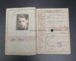 Wehrmacht, Wehrpass des Wachtmeisters Milan Pasaric aus Dornbirn (Österreich), Gebirgs-Nachrichten-Abteilung 91, 6. Gebirgs-Division, Lapplandschild (Frankreich, Balkan, Griechenland, Finnland, Norwegen, Eismeerküste) – Bild 4