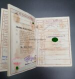 Wehrmacht, Wehrpass des Wachtmeisters Milan Pasaric aus Dornbirn (Österreich), Gebirgs-Nachrichten-Abteilung 91, 6. Gebirgs-Division, Lapplandschild (Frankreich, Balkan, Griechenland, Finnland, Norwegen, Eismeerküste) – Bild 6
