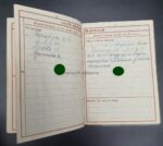 Wehrmacht, Wehrpass des Wachtmeisters Milan Pasaric aus Dornbirn (Österreich), Gebirgs-Nachrichten-Abteilung 91, 6. Gebirgs-Division, Lapplandschild (Frankreich, Balkan, Griechenland, Finnland, Norwegen, Eismeerküste) – Bild 8