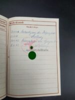 Wehrmacht, Wehrpass des Wachtmeisters Milan Pasaric aus Dornbirn (Österreich), Gebirgs-Nachrichten-Abteilung 91, 6. Gebirgs-Division, Lapplandschild (Frankreich, Balkan, Griechenland, Finnland, Norwegen, Eismeerküste) – Bild 11