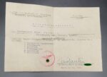 Wehrmacht, Wehrpass des Wachtmeisters Milan Pasaric aus Dornbirn (Österreich), Gebirgs-Nachrichten-Abteilung 91, 6. Gebirgs-Division, Lapplandschild (Frankreich, Balkan, Griechenland, Finnland, Norwegen, Eismeerküste) – Bild 12