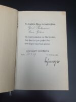 Mein Kampf Hochzeitsausgabe der Stadt Kassel, seltene Widmung – Bild 3