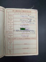 Wehrmacht Heer, Wehrpass, Soldbuch & Dokumente des Gefreiten Konrad Sandrock aus Kassel, Kraftfahrzeug-Instandsetzungs-Kompanie (mot.) 242 – Bild 15