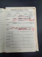 Wehrmacht Heer, Wehrpass, Soldbuch & Dokumente des Gefreiten Konrad Sandrock aus Kassel, Kraftfahrzeug-Instandsetzungs-Kompanie (mot.) 242 – Bild 6