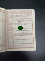 Wehrmacht, Wehrpass des Oberfeldwebels Paul Pastwa aus Bernburg (Saale), 10./Luftnachrichten Regiment 227 (VLV Augsburg) – Bild 5