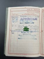 Wehrmacht, Wehrpass des Oberfeldwebels Paul Pastwa aus Bernburg (Saale), 10./Luftnachrichten Regiment 227 (VLV Augsburg) – Bild 8