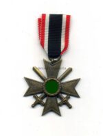 Kriegsverdienstkreuz mit Schwerter 2.Klasse 1939. Hst. 38 Josef Bergs & Co. Gablonz, selten