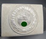 Wehrmacht Parade Koppelschloss aus Aluminium mit Riemen, St.III./ A.R.25 – Bild 5
