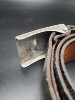 Wehrmacht Parade Koppelschloss aus Aluminium mit Riemen, St.III./ A.R.25 – Bild 6