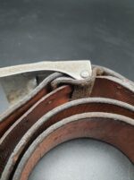 Wehrmacht Parade Koppelschloss aus Aluminium mit Riemen, St.III./ A.R.25 – Bild 7