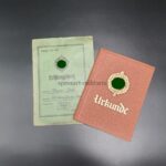 SA Sportabzeichen Urkundenheft Bronze und Leistungsbuch, Wittlich