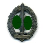 SA Sportabzeichen für Kriegsversehrte "RZM M 1/100" (Fa. Werner Redo, Saarlautern)