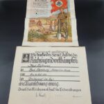 Gedenkblatt Reichsarbeitsdienst Abt.9/222 hessisch Gladenbach