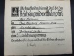 Gedenkblatt Reichsarbeitsdienst Abt.9/222 hessisch Gladenbach – Bild 2
