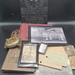 1.Weltkrieg, Nachlass Vizefeldwebel Friedrich Pamp mit Reservistenflasche und Wandtafel gefallen bei Dünaburg (Daugavpils, Lettland)