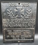 1.Weltkrieg, Nachlass Vizefeldwebel Friedrich Pamp mit Reservistenflasche und Wandtafel gefallen bei Dünaburg (Daugavpils, Lettland) – Bild 5