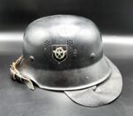 Feuerwehr Stahlhelm M34 DD Feuerschutzpolizei – Bild 7