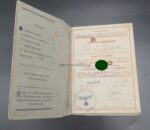 Wehrmacht Heer, Wehrpass des Obergefreiten Albert Haase aus Schiffbek, 4./Landesschützen Bataillon 681 (Kriegsgefangenen Bewachung) – Bild 2