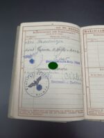 Wehrmacht Heer, Wehrpass des Obergefreiten Albert Haase aus Schiffbek, 4./Landesschützen Bataillon 681 (Kriegsgefangenen Bewachung) – Bild 8