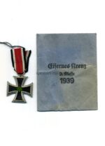 Eisernes Kreuz 2. Klasse 1939 mit Verleihungstüte – Hst. 65 (Klein & Quenzer, Oberstein)