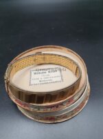 Patriotischer Armreif 1. Weltkrieg Messing Eisernes Kreuz 1914 Eichenlaub, Gott mit uns – Bild 6