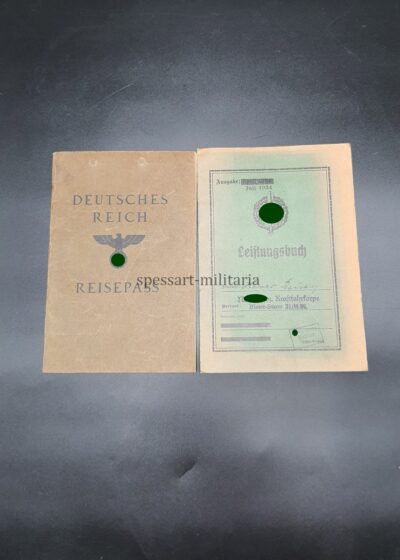 SA Leistungsbuch NSKK Motor Sturm 31/M86 München