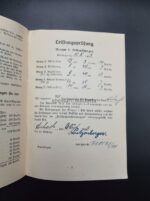 SA Leistungsbuch NSKK Motor Sturm 31/M86 München – Bild 5