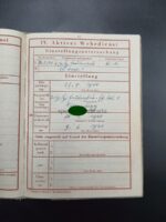 Wehrmacht Heer, Wehrpass (Zweitschrift) des Ludwig Metzger aus Burgrain (Mittbach), Brückenbau Bataillon, Dulag 182, 155 (6.Armee) – Bild 5