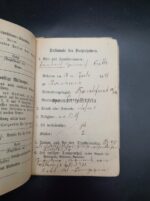 1.Weltkrieg Militärpaß des Unteroffiziers Friedrich Veith aus Bornheim (Frankfurt/Main), Infanterie-Regiment von Wittich (3. Kurhessisches) Nr. 83 – Bild 3