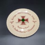 Wandteller, Kriegs-Weihnachten 1940, 79. Infanterie Division Tapfer und Treu!,Villeroy & Boch, Mettlach