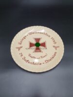 Wandteller, Kriegs-Weihnachten 1940, 79. Infanterie Division Tapfer und Treu!,Villeroy & Boch, Mettlach