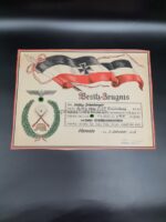 Urkunden des Oberfeldwebels Erlenberger in der 18. (M.G.) Komp. Inf. Rgt. Braunschweig (Inf, Rgt.17.) aus Wetzlar – Bild 3