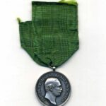 Sachsen Königreich - Silberne Medaille " Für Treue in der Arbeit "