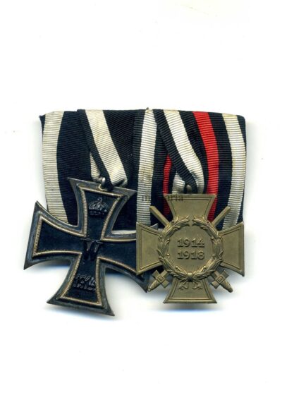 2er Ordensspange Eisernes Kreuz 2. Klasse 1914, Ehrenkreuz für Frontkämpfer