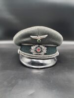 Wehrmacht Heer Schirmmütze eines Offiziers der Infanterie