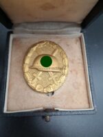 Verwundetenabzeichen in Gold 1939 im Etui – Bild 3