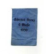 Tüte für das Eiserne Kreuz 2. Klasse von Großmann & Co, Wien