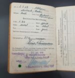 Soldbuch & Wehrmacht Führerschein des Obergefreiten Heinrich Scheuermann aus Altheim, 4./Festungs-Maschinengewehr-Bataillon (M) 74, (69.Infanterie-Division) Königsberg – Bild 3