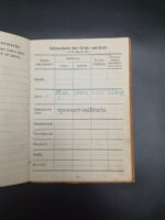 Soldbuch & Wehrmacht Führerschein des Obergefreiten Heinrich Scheuermann aus Altheim, 4./Festungs-Maschinengewehr-Bataillon (M) 74, (69.Infanterie-Division) Königsberg – Bild 6