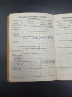 Soldbuch & Wehrmacht Führerschein des Obergefreiten Heinrich Scheuermann aus Altheim, 4./Festungs-Maschinengewehr-Bataillon (M) 74, (69.Infanterie-Division) Königsberg – Bild 7