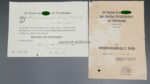 Wehrpass, Urkunden & Dokumente des Feuerwehrmeisters Rudolf Rohrbeck aus Bad Münder, Pionier Bataillon 20 & Freiwillige Feuerwehr Bad Münder, Luftgau XI – Bild 2