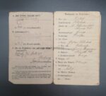 Wehrpass, Urkunden & Dokumente des Feuerwehrmeisters Rudolf Rohrbeck aus Bad Münder, Pionier Bataillon 20 & Freiwillige Feuerwehr Bad Münder, Luftgau XI – Bild 10