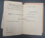 Wehrpass, Urkunden & Dokumente des Feuerwehrmeisters Rudolf Rohrbeck aus Bad Münder, Pionier Bataillon 20 & Freiwillige Feuerwehr Bad Münder, Luftgau XI – Bild 15