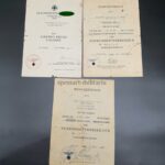 3er Urkundengruppe des Gefreiten Heinrich Gerdes, 2./Grenadier Regiment 116, (9.Infanterie-Division) Nikopol