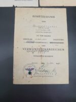 3er Urkundengruppe des Gefreiten Heinrich Gerdes, 2./Grenadier Regiment 116, (9.Infanterie-Division) Nikopol – Bild 2