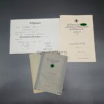 Wehrpass & Dokumente des Feldwebels Rudolf Baumann aus Gießen, 7./Grenadier Regiment 105, (72.Infanterie-Division) Frankreich, Rumänien, Griechenland & Russland
