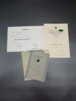 Wehrpass & Dokumente des Feldwebels Rudolf Baumann aus Gießen, 7./Grenadier Regiment 105, (72.Infanterie-Division) Frankreich, Rumänien, Griechenland & Russland